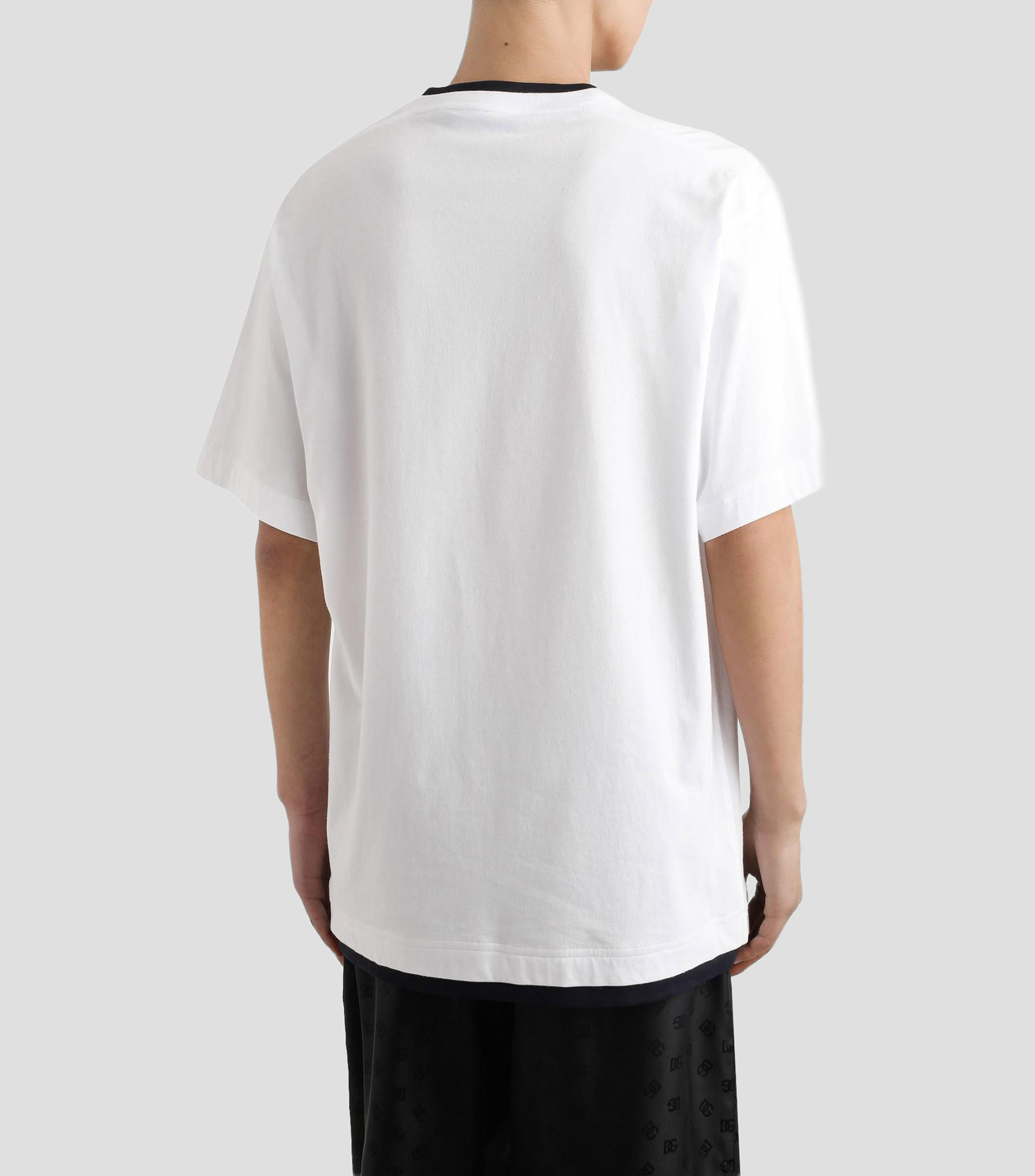 Playera de cuello redondo con manga corta Hombre